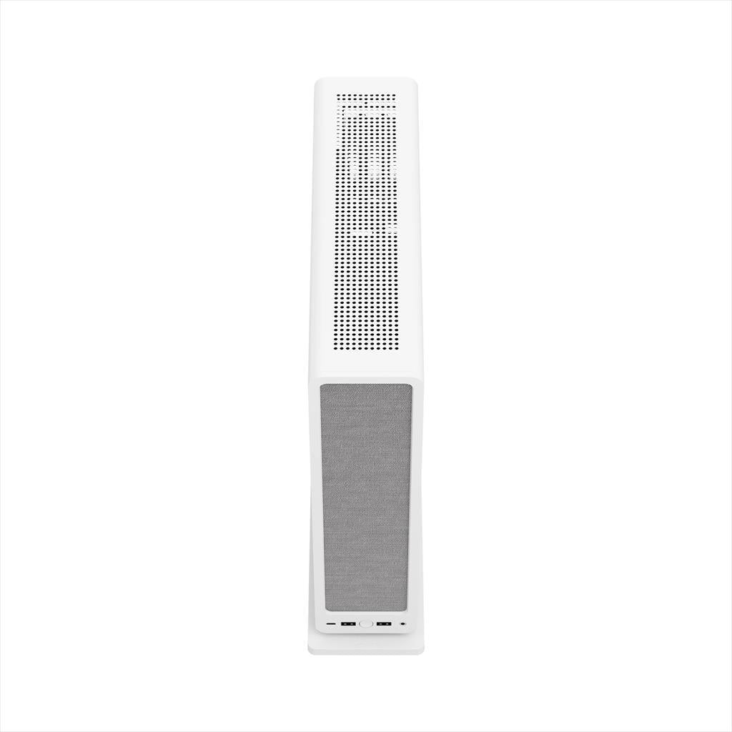 CASE FRACTAL DESIGN mini ITX RIDGE, 2x140mm Aspect 4-pin PWM fans, White, FD-C-RID1N-12