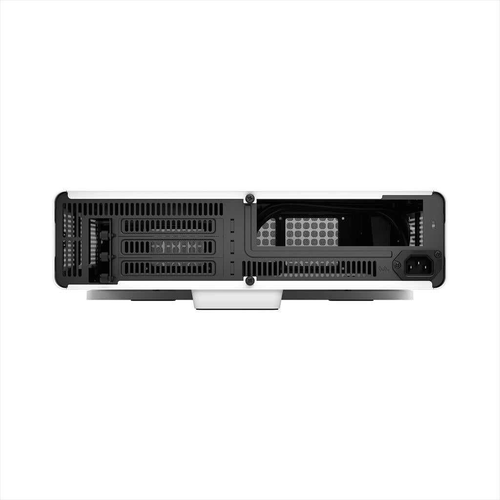 CASE FRACTAL DESIGN mini ITX RIDGE, 2x140mm Aspect 4-pin PWM fans, White, FD-C-RID1N-12