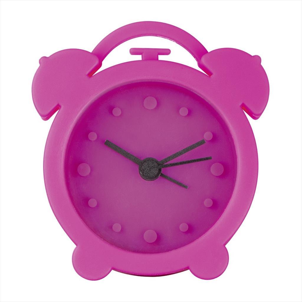 CLOCK HAMA mini silicone w/alarm (blue, green, pink, purple, coral) 186348