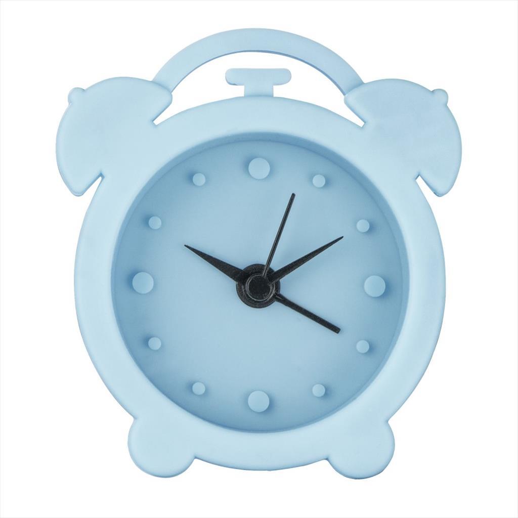 CLOCK HAMA mini silicone w/alarm (blue, green, pink, purple, coral) 186348