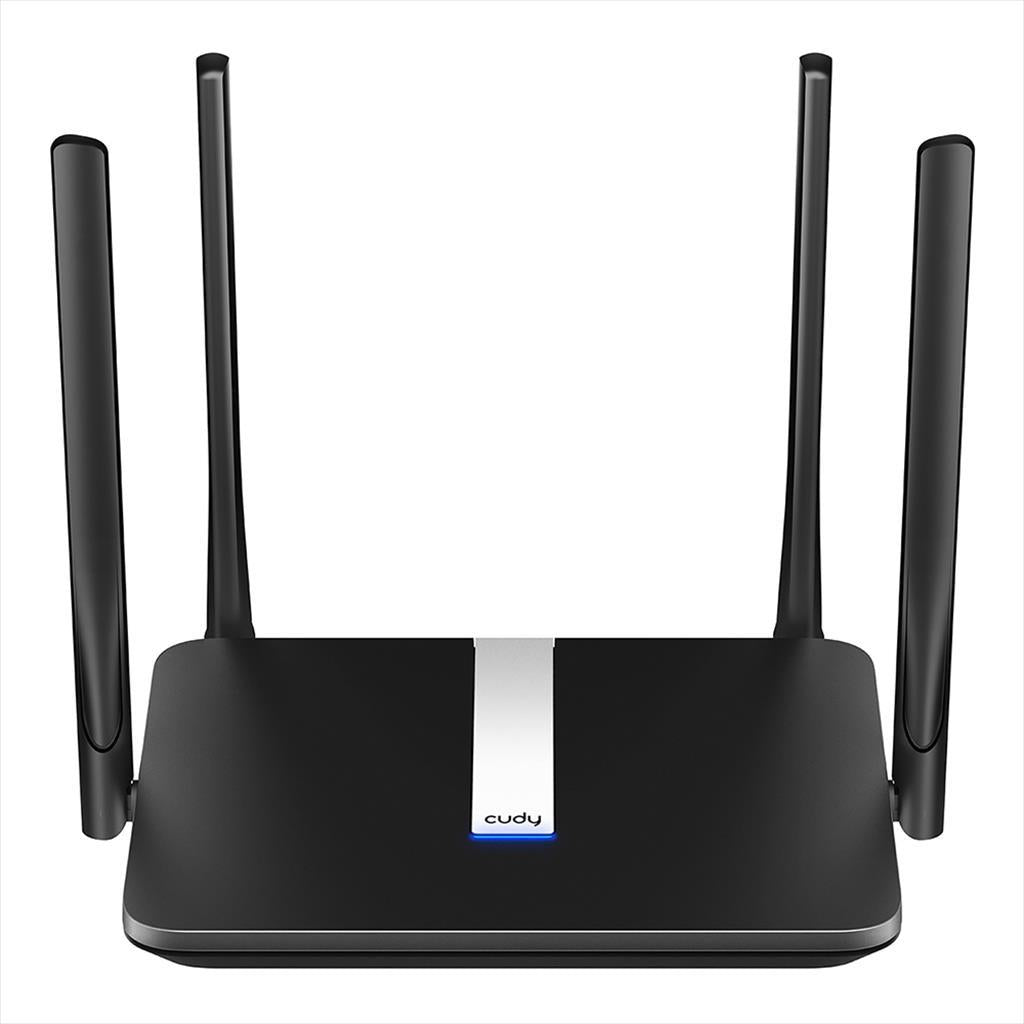 NET ROUTER WIRELESS DUAL BAND AC1200 4G LTE CUDY LT500 w/4 antennas, 1x WAN 10/100 port, 3x LAN 10/100 ports