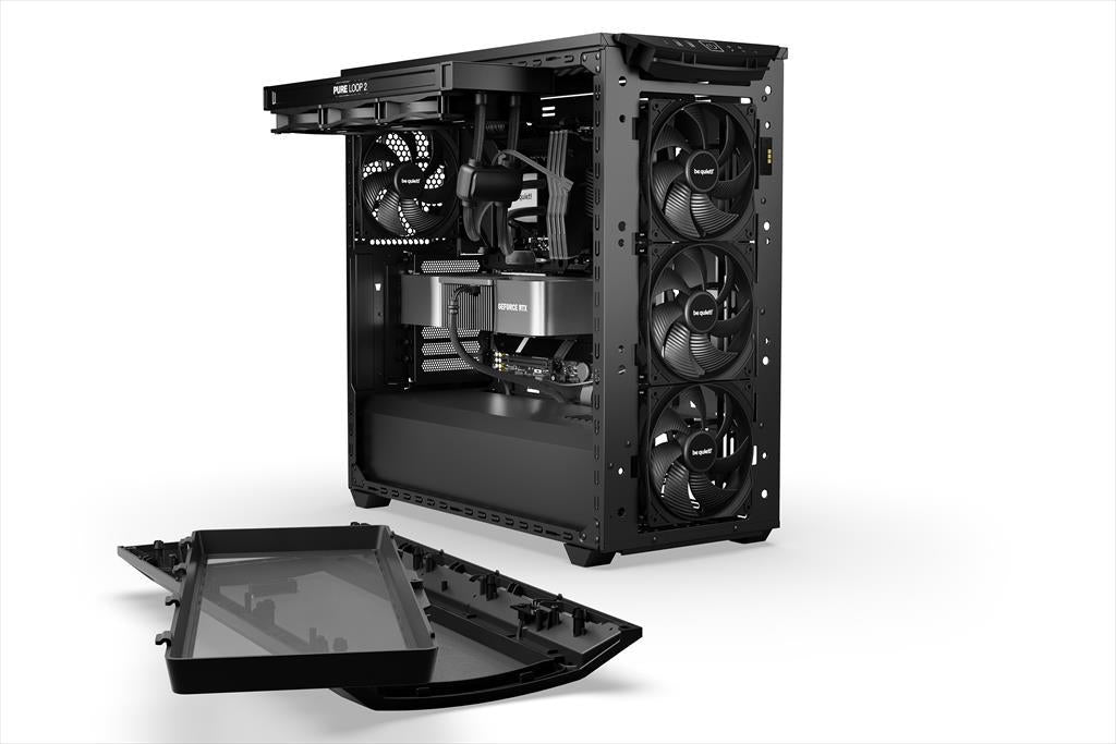 CASE BE QUIET! E-ATX Full-Tower SHADOW BASE 800, 3x140mm Pure Wings 3, USB 3.1 type C, open mesh design w/WINDOW, Black BGW60