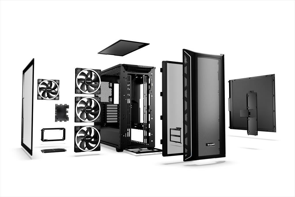 CASE BE QUIET! E-ATX Full-Tower SHADOW BASE 800 FX, 4x140mm Light Wings PWM, front ARGB LED, USB 3.1 type C, open mesh design w/WINDOW, Black BGW63