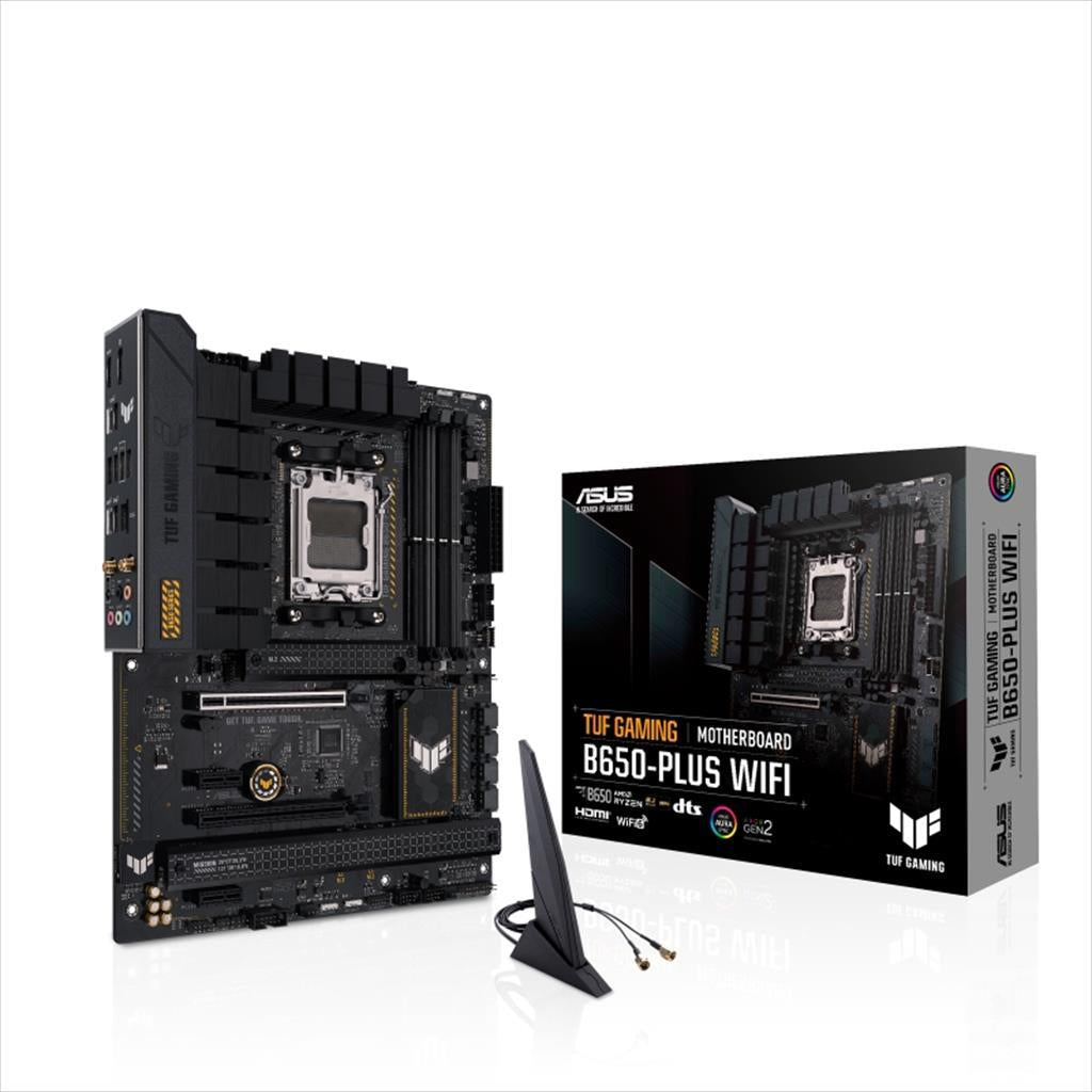 MB AM5 B650-PLUS TUF WIFI ASUS 4xDDR5 7600Mhz (O.C), DP, HDMI, PCI-Ex16 4.0, 1xPCI-Ex4, 3xM.2, 4xSATA3, 2.5Gb LAN, WIFI6, 90MB1BZ0-M0EAY0