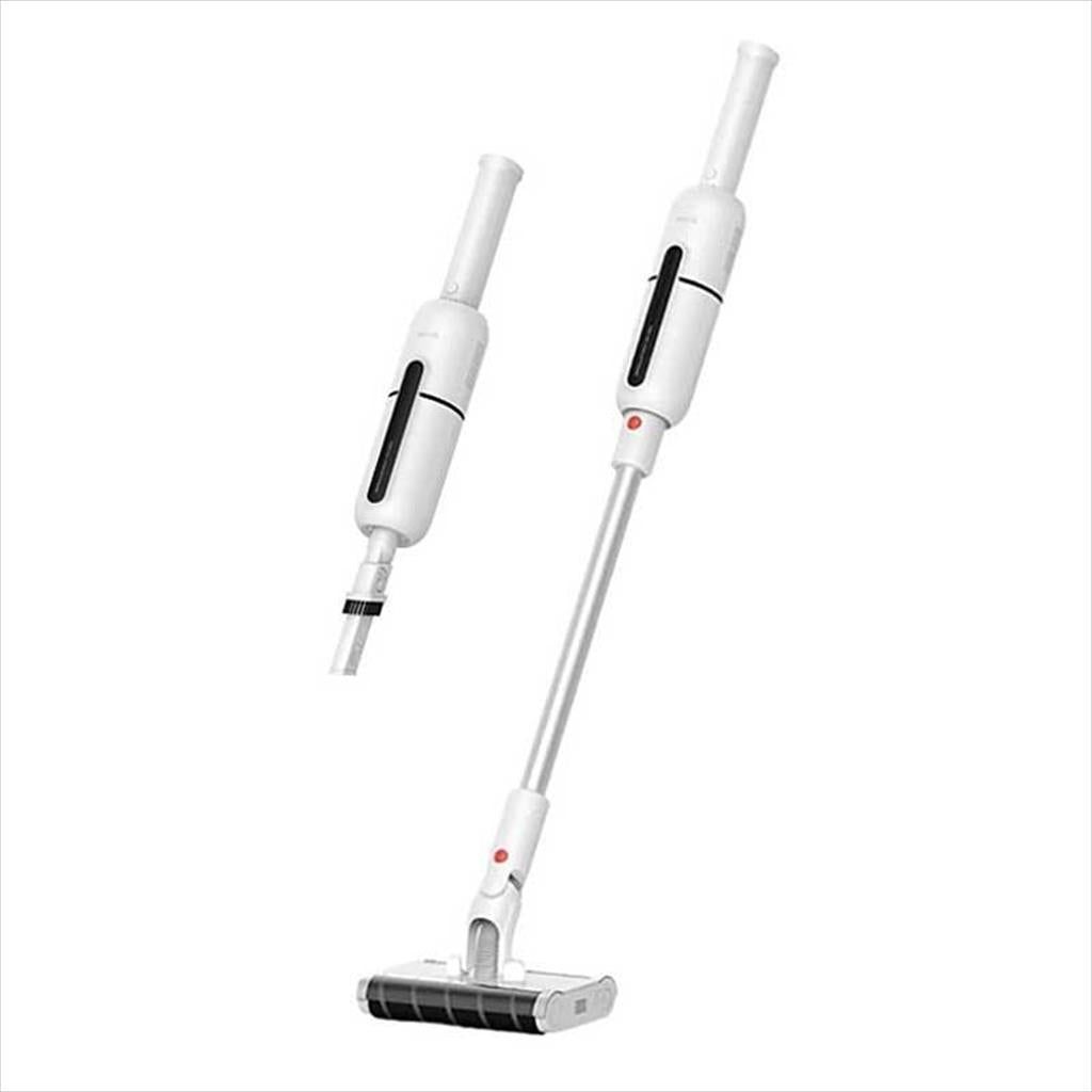 VACUUM CLEANER VC55 DEERMA, WHITE, 2500mAh battery (up to 20 min in standard mode)