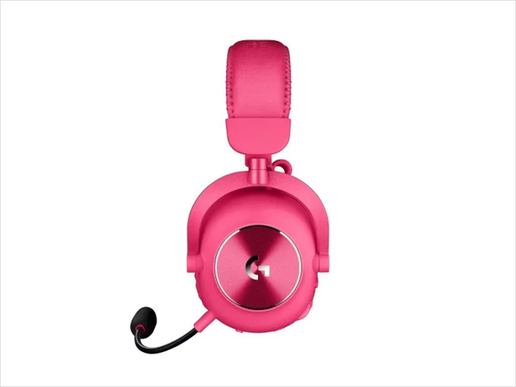 HEADPHONES LOGITECH Gaming-Headset G PRO X 2 Pink Wireless Lightspeed/ Bluetooth/ 3,5mm w/microphone 981-001275