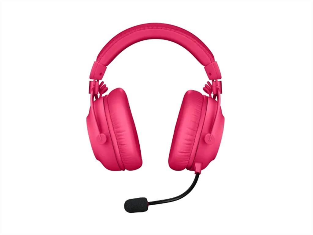 HEADPHONES LOGITECH Gaming-Headset G PRO X 2 Pink Wireless Lightspeed/ Bluetooth/ 3,5mm w/microphone 981-001275