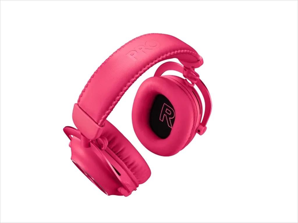 HEADPHONES LOGITECH Gaming-Headset G PRO X 2 Pink Wireless Lightspeed/ Bluetooth/ 3,5mm w/microphone 981-001275