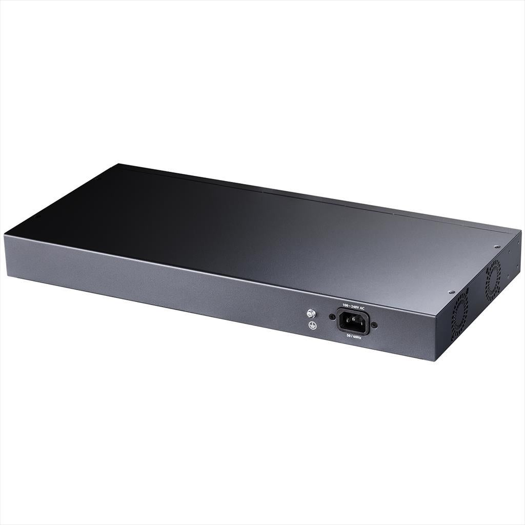 NET Switch CUDY 16-port Gigabit PoE+, 2 Gigabit SFP port, metal 19" GS1020PS2