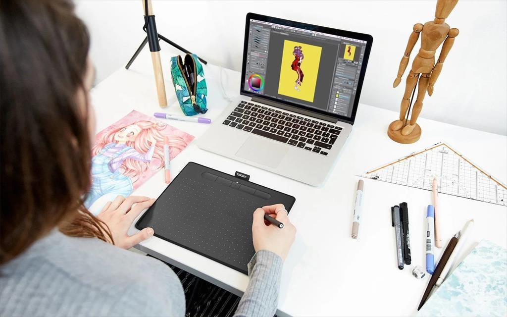 PEN TABLET WACOM Intuos Medium Bluetooth Black CTL-6100WLK-N