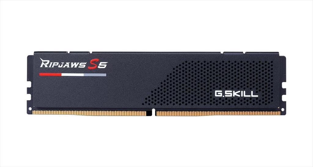 RAM DDR5 64GB(2x32GB) 6400MHz CL32 G.SKILL Ripjaws S5 Intel XMP Black F5-6400J3239G32GX2-RS5K