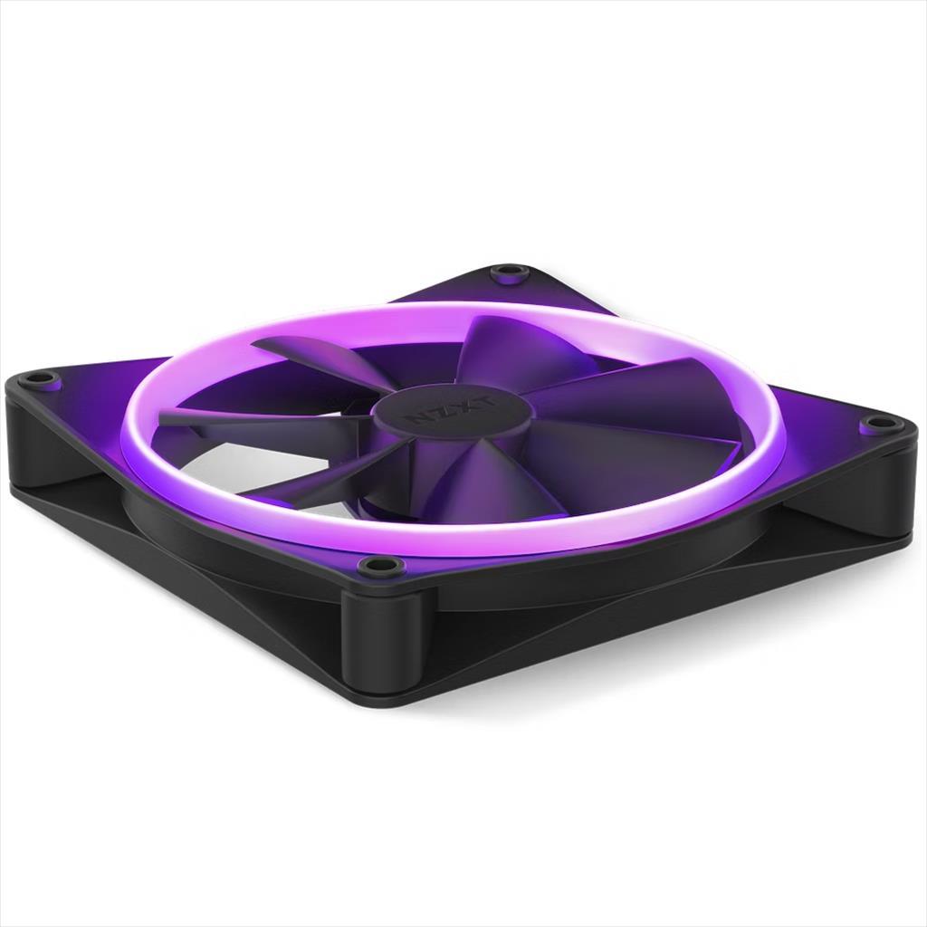 COOLERS CASE FAN 140mm NZXT F140 RGB BLACK , RF-R14SF-B1
