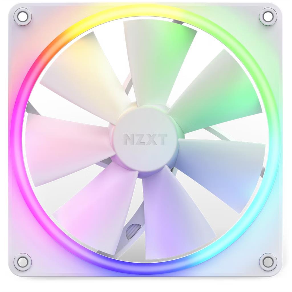 COOLERS CASE FAN 140mm NZXT F140 RGB WHITE, RF-R14SF-W1