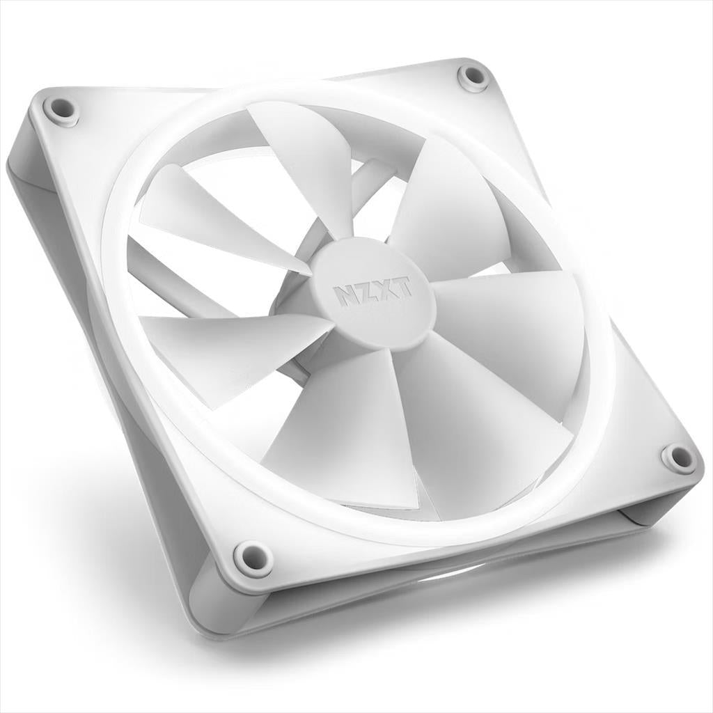 COOLERS CASE FAN 140mm NZXT 2x F140 RGB  DUO WHITE PWM, Static Pressure, 1.800 RPM,  w/controller RF-D14DF-W1