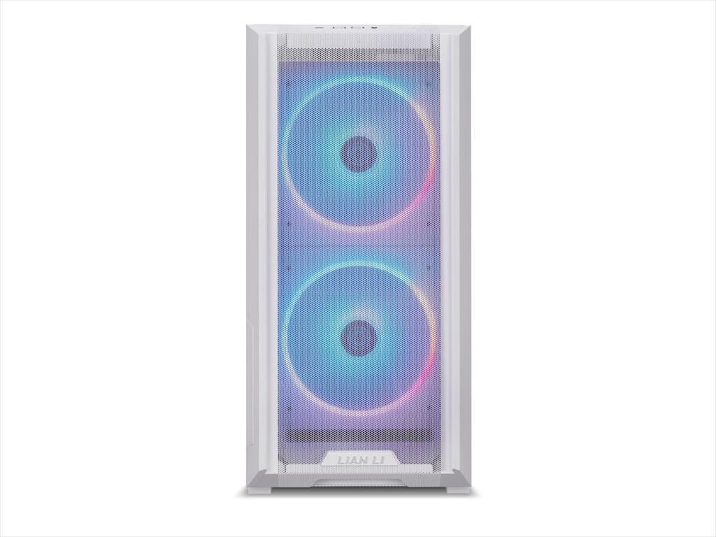 CASE LIAN LI E-ATX LANCOOL 216 RGB Mid-Tower w/ Tempered glass, Front 2x 160mm ARGB fans, Rear 1x 140mm PWM, White, LANCOOL 216RW