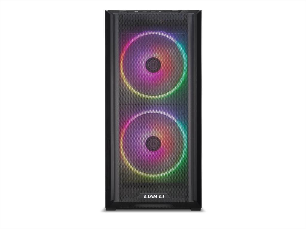 CASE LIAN LI E-ATX LANCOOL 216 RGB Mid-Tower w/ Tempered glass, Front 2x 160mm ARGB fans, Rear 1x 140mm PWM, Black, LANCOOL 216RX