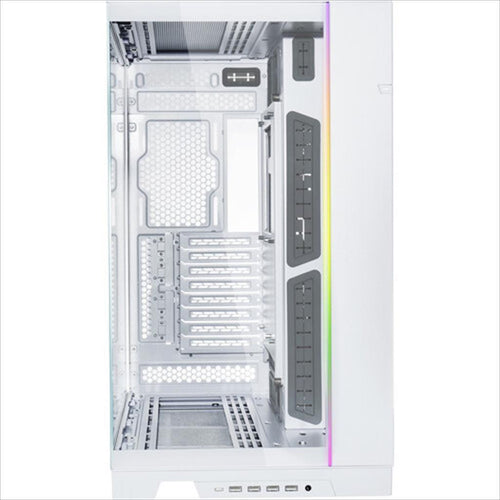 CASE LIAN LI E-ATX O11 DYNAMIC EVO XL Full-Tower w/2x Tempered glass, ARGB Front strip, White, O11DEXL-W