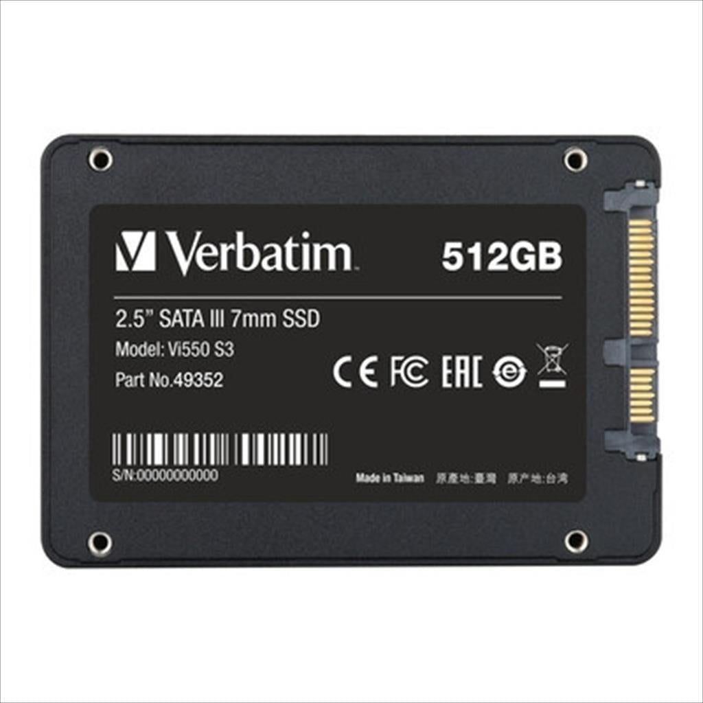 SSD 2,5" 512GB VERBATIM Vi550 S3 49352