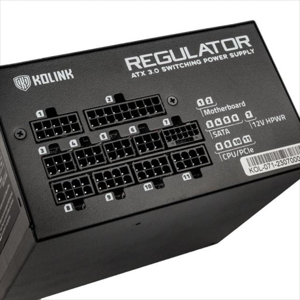 PSU 750W KOLINK REGULATOR, 80+ GOLD, Full Modular, PCIe 5.0 KL-R750FG