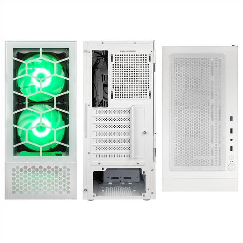 CASE KOLINK ATX OBSERVATORY MX Glass ARGB w/Tempered glass, 2x140mm, 3x120mm UMBRA A-RGB fan, white