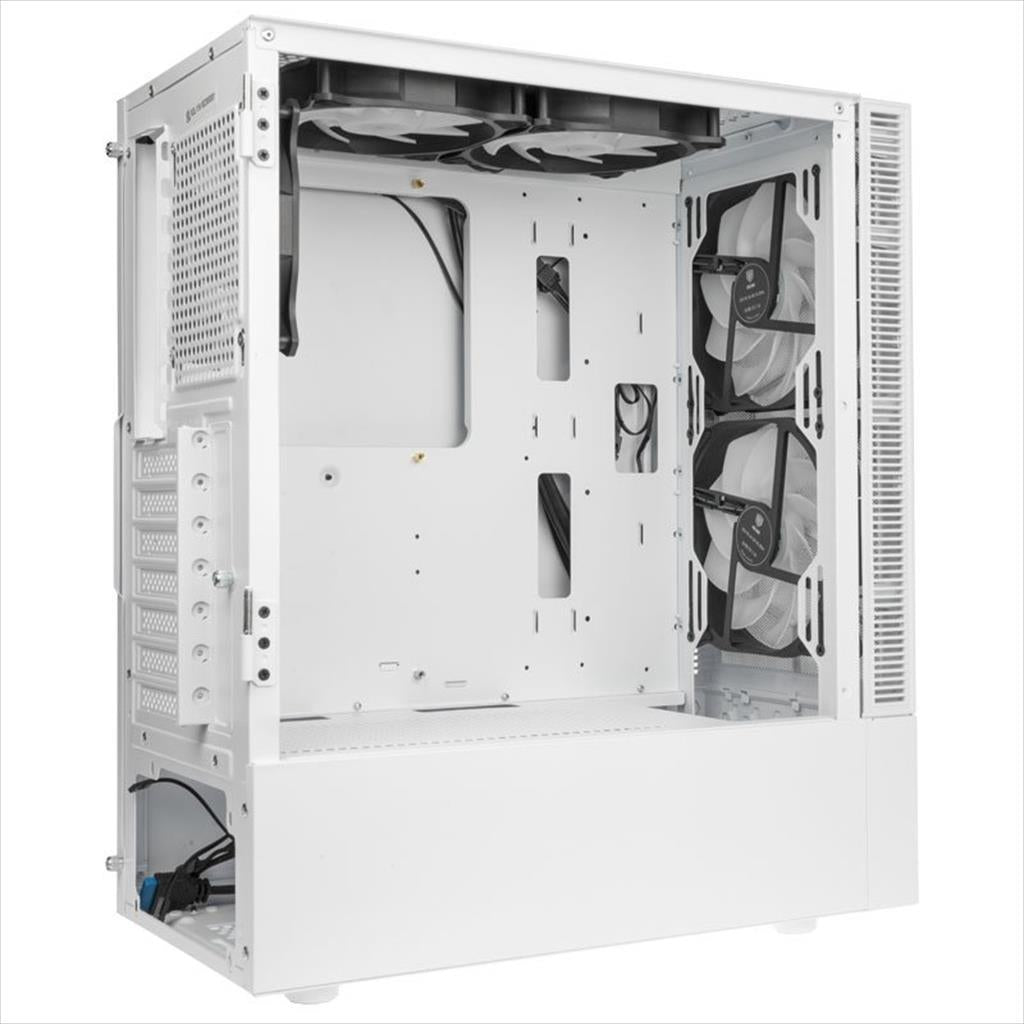 CASE KOLINK ATX OBSERVATORY MX Mesh ARGB w/Tempered glass, 2x140mm, 3x120mm UMBRA A-RGB fan, white