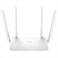 NET ROUTER WIRELESS DUAL BAND AC1200 CUDY WR1300, w/4 antennas, 1x WAN 100/1000 port, 4x LAN 100/1000 ports