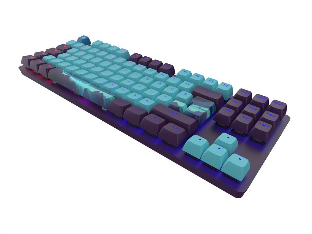 KEYBOARD MECHANICAL DARK PROJECT 87 NIGHT SKY TKL RGB linear G3ms Sapphire switch ANSI layout