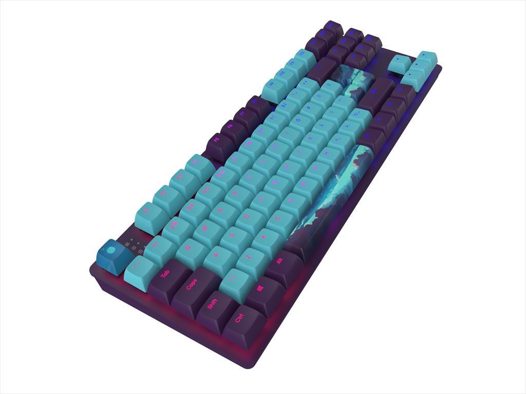 KEYBOARD MECHANICAL DARK PROJECT 87 NIGHT SKY TKL RGB linear G3ms Sapphire switch ANSI layout