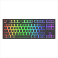 KEYBOARD MECHANICAL DARK PROJECT KD87A ONE PUDDING BLACK TKL HS RGB linear optical Gateron Optical Red V2 switches, +4 switch ANSI layout