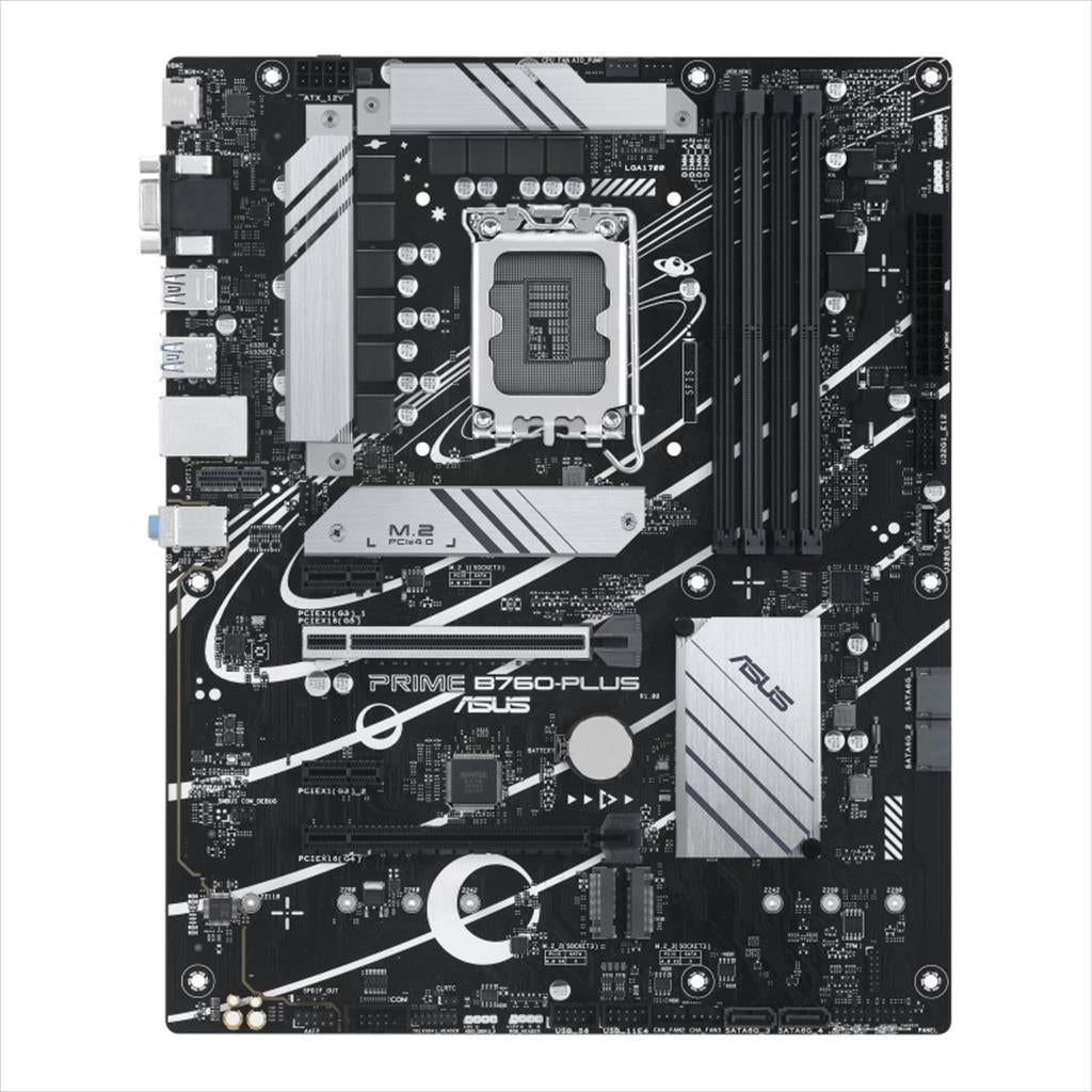 MB 1700 B760 PRIME PLUS ASUS DDR5, 4xDDR5 7200MHz(OC), 3xM.2, VGA, HDMI, DP, PCIex16 5.0, PCIex4, PCIex1, 4xSATAIII,2.5Gb LAN, 90MB1EF0-M0EAY0