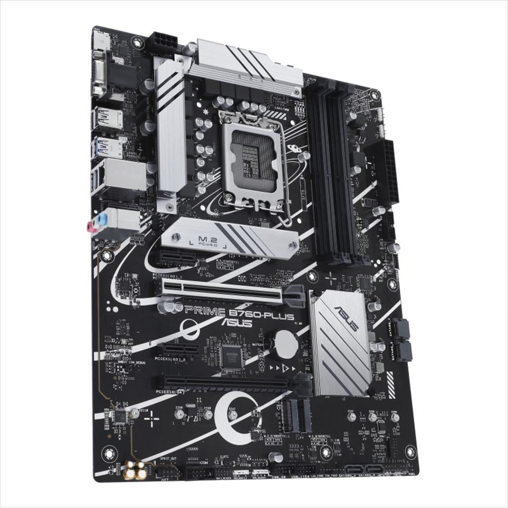 MB 1700 B760 PRIME PLUS ASUS DDR5, 4xDDR5 7200MHz(OC), 3xM.2, VGA, HDMI, DP, PCIex16 5.0, PCIex4, PCIex1, 4xSATAIII,2.5Gb LAN, 90MB1EF0-M0EAY0