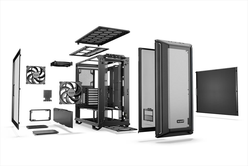CASE BE QUIET! ATX Mid-Tower Dark Base 701, 3x140mm Silent Wings 4 PWM,Fan controller, w/WINDOW, АRGB LED illumination, Black BGW58