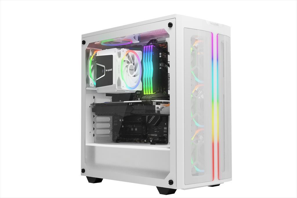 COOLERS CASE FAN 3x140mm BE QUIET! LIGHT WINGS WHITE PWM high speed 2200rpm ARGB, RIFLE BEARING, Triple Pack, BL103