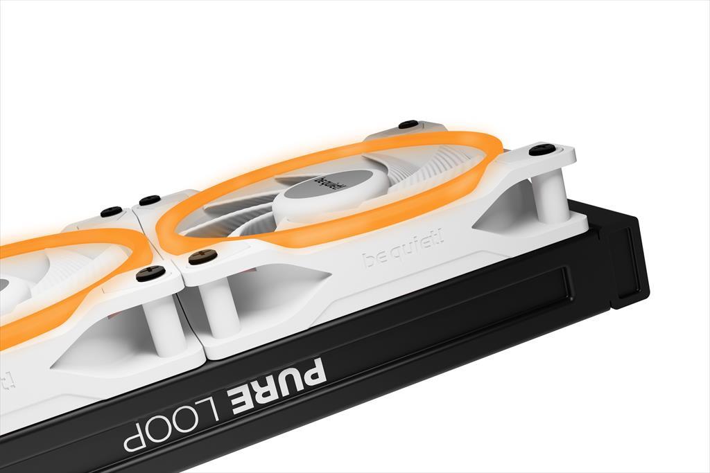 COOLERS CASE FAN 3x140mm BE QUIET! LIGHT WINGS WHITE PWM high speed 2200rpm ARGB, RIFLE BEARING, Triple Pack, BL103