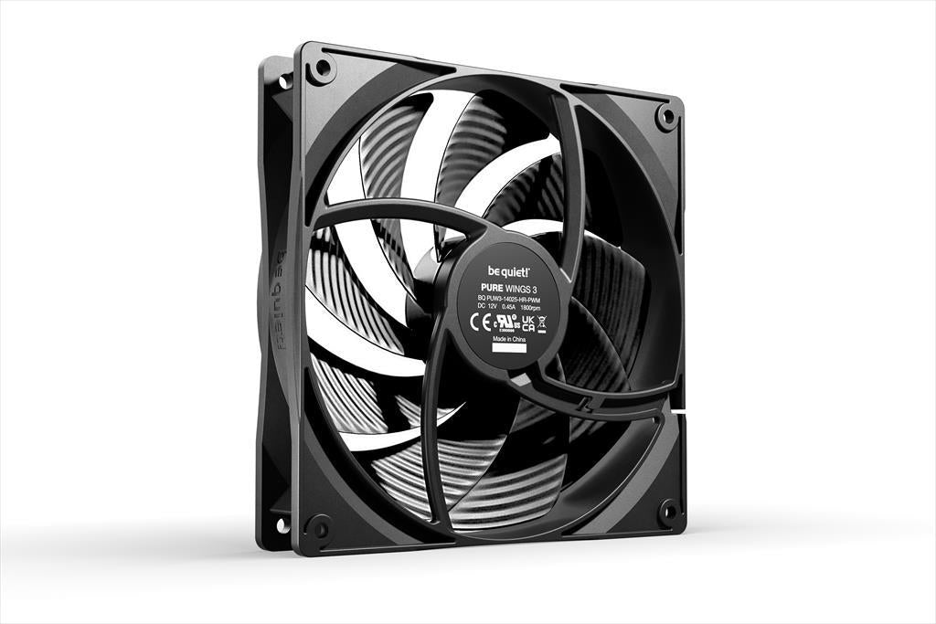 COOLERS CASE FAN 140mm BE QUIET! PURE WINGS 3 High Speed PWM 1.800rpm, DURABLE RIFLE BEARING, BL109