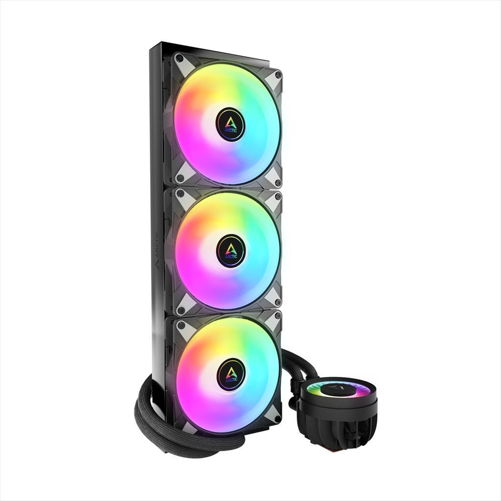 COOLERS CPU AIO ARCTIC LIQUID FREEZER III 420 Black, 3x140mm P14 PWM PST A-RGB fans, ACFRE00145A