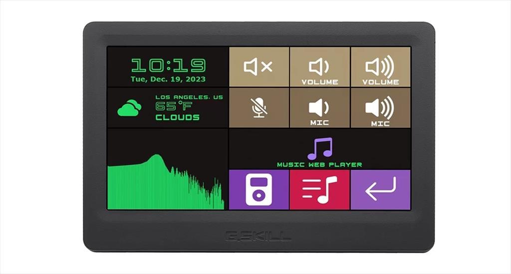 PC Command Panel WigiDash 7-inch IPS Touch Panel GD-A7PCCSK-WGD