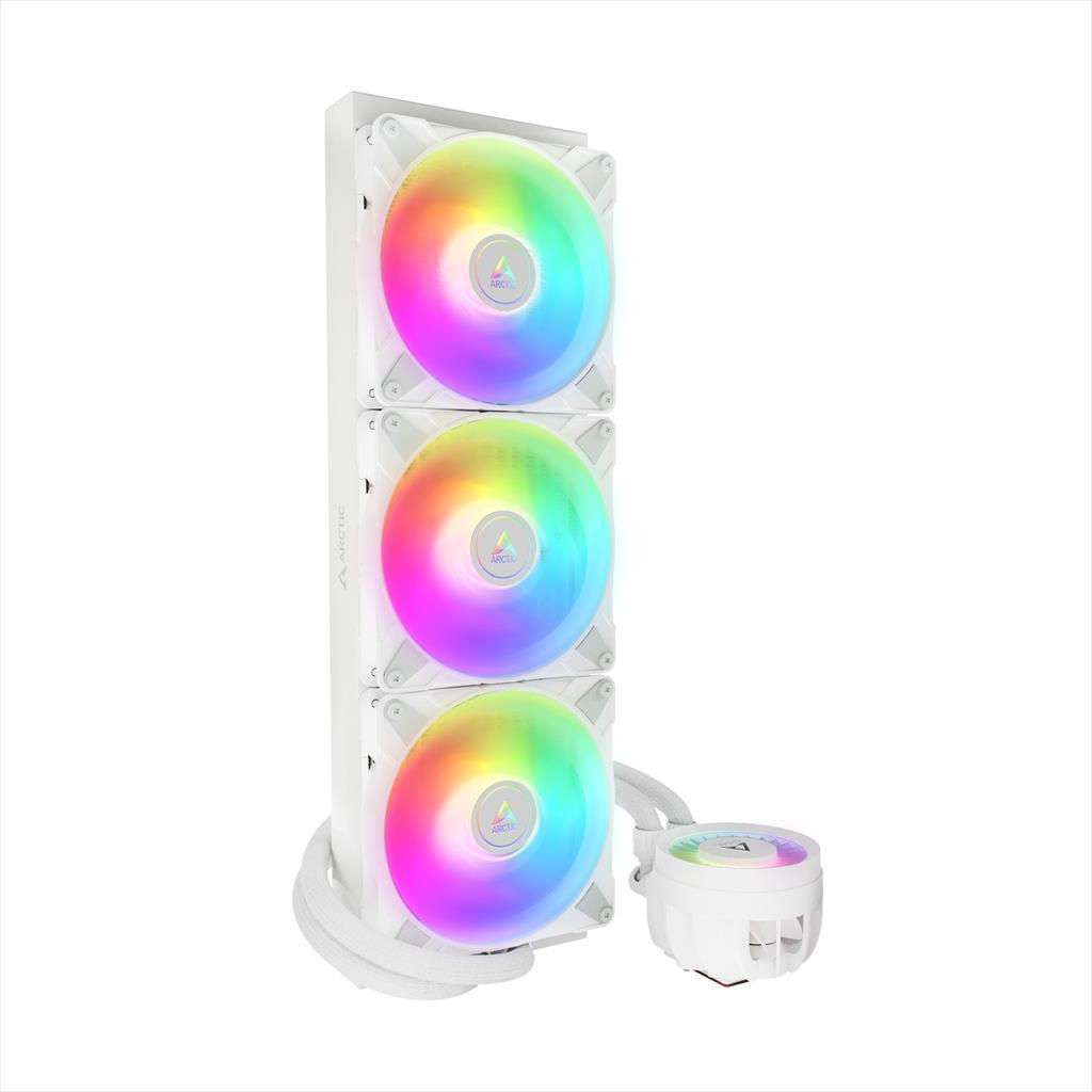 COOLERS CPU AIO ARCTIC LIQUID FREEZER III 420 White, 3x140mm P14 PWM PST A-RGB fans, ACFRE00153A