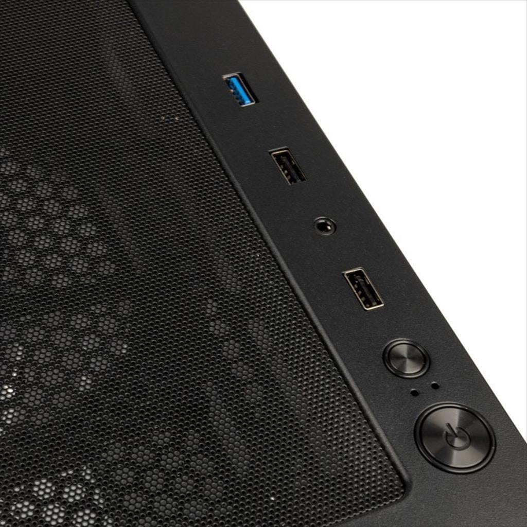 CASE KOLINK ATX OBSERVATORY MX Mesh ARGB w/Tempered glass, 2x140mm, 3x120mm UMBRA A-RGB fan, black/white