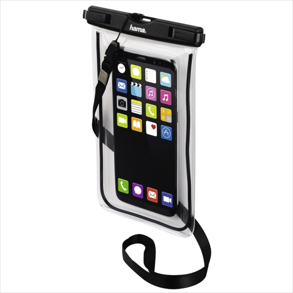 PHONE MOBILE PROTECTION CASE HAMA PLAYA WATERPROOF, Size XXL, Black 177781