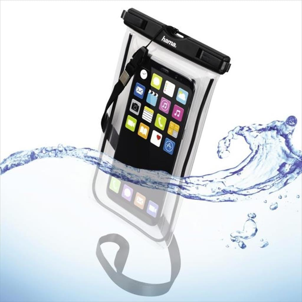 PHONE MOBILE PROTECTION CASE HAMA PLAYA WATERPROOF, Size XXL, Black 177781