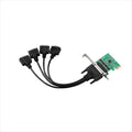 CONVERTOR PCI-E TO COM X4, TXB174, Chipset: ASIX/AX99100