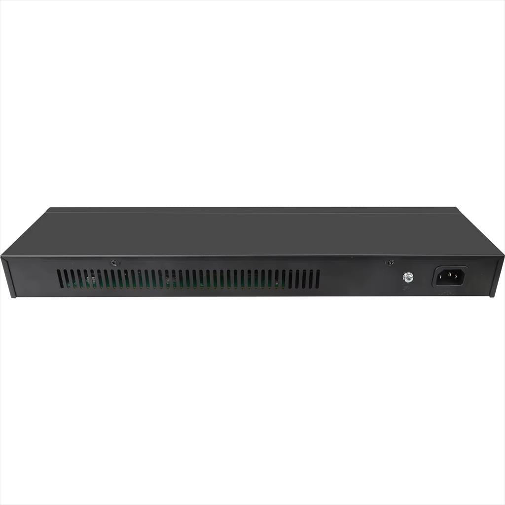 NET Switch DIEWU 24-port 10/100/1000M TXE269 (MTK /EN8853D) IRON SHELL 19" METAL BLACK
