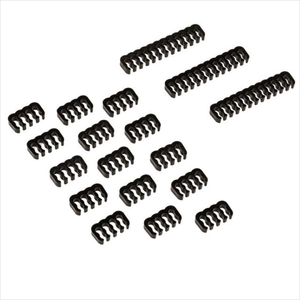 EXTENSION PSU KIT KOLINK ATX 24-pin, CPU 4+4-pin, PCI-E 8-pin x2, PCI-E 6+2-pin x3, w/cable clips BLACK/RED ZUAD-1285