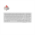 KEYBOARD MECHANICAL KEYCHRON K4 PRO QMK/VIA HS WHITE LED 96% Keychron K PRO Red switch Multi-Device (Wired+Bluetooth), White, K4P-O1