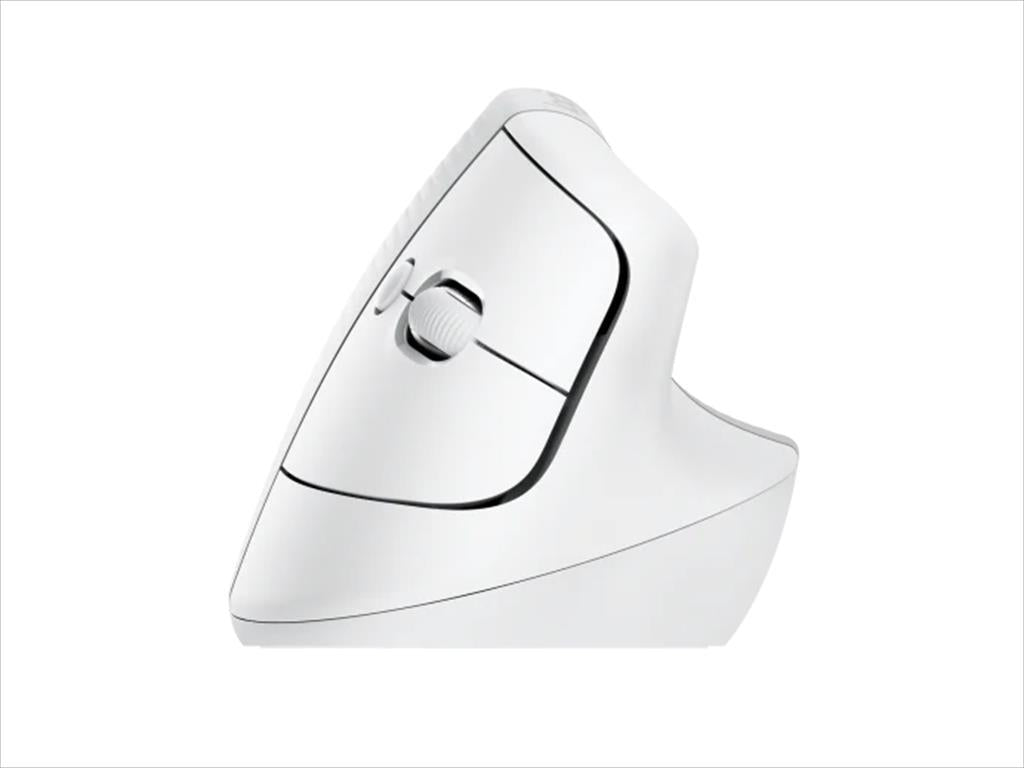 MOUSE WIRELESS LOGITECH LIFT VERTICAL ERGONOMIC OPTICAL FOR MAC w/ Bluetooth Logi Bolt, Off-White, 910-006477