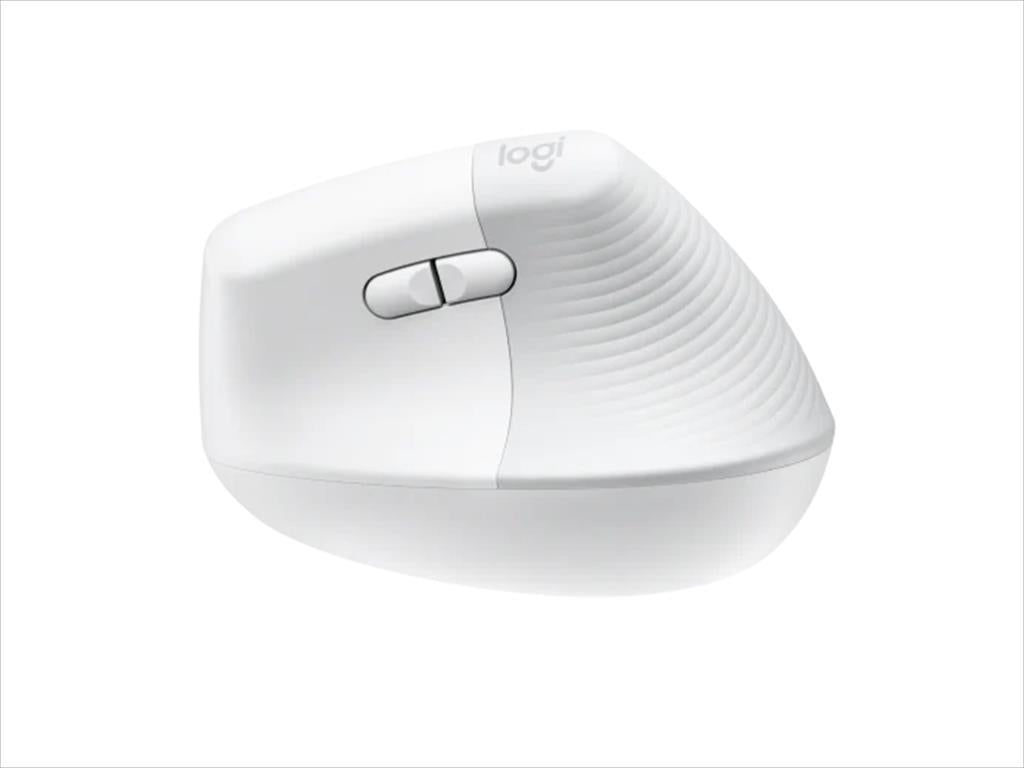 MOUSE WIRELESS LOGITECH LIFT VERTICAL ERGONOMIC OPTICAL FOR MAC w/ Bluetooth Logi Bolt, Off-White, 910-006477