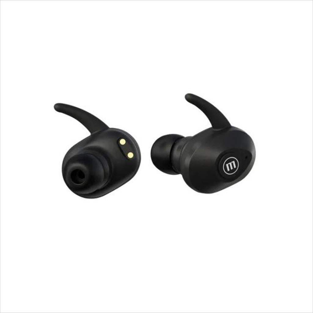 EARPHONES WIRELESS BUDS MAXELL EB-BT MINI DUO, Bluetooth w/microphone, Black