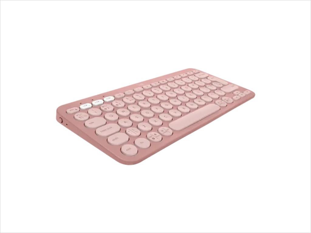 COMBO KEYBOARD AND MOUSE WIRELESS LOGITECH PEBBLE 2 COMBO Rose w/Bluetooth, Logitech Bolt, 920-012241