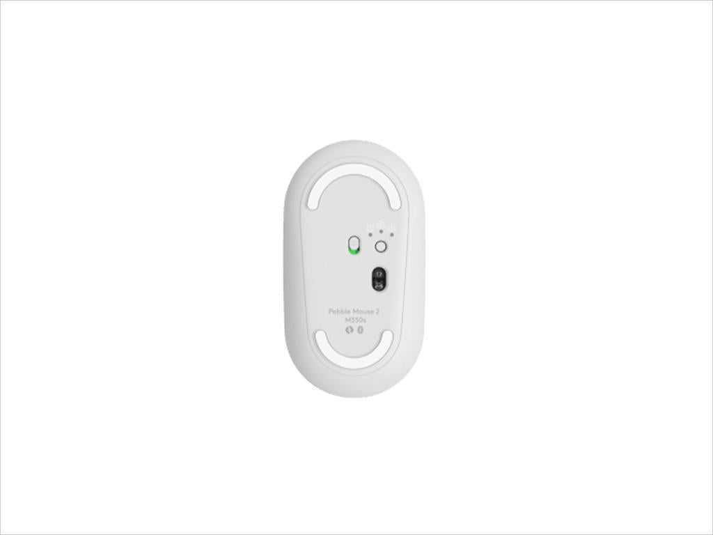 COMBO KEYBOARD AND MOUSE WIRELESS LOGITECH PEBBLE 2 COMBO White w/Bluetooth, Logitech Bolt, 920-012240